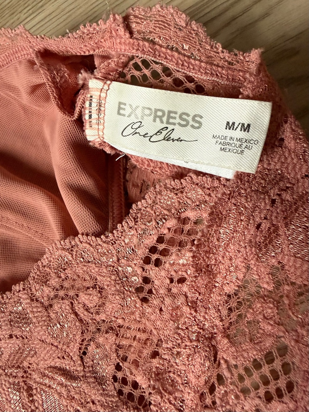 Express Lace Racerback Bralette - Picture 2 of 3